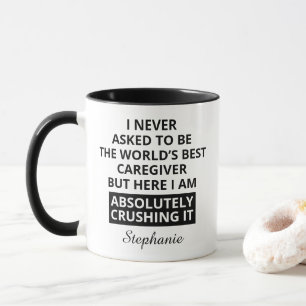 Caneca Cuidador Personalizado Obrigado 