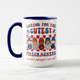 Caneca Cuidando da enfermeira de UTI neonatal mais fofa d