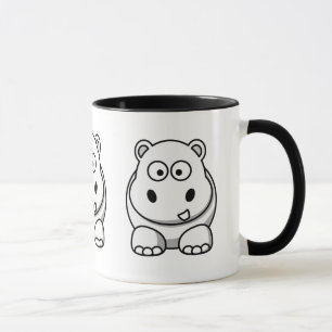 Caneca Cujo Hippo Branco