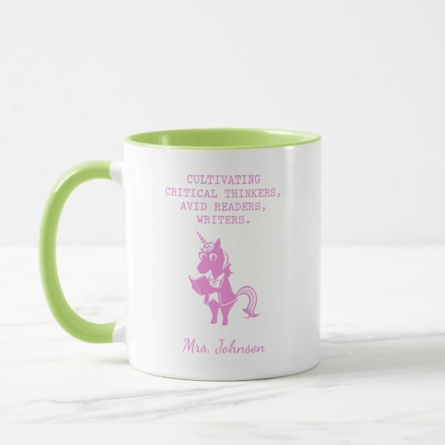 Caneca Cultivando Leitores e Escritores Pensadores Crític (Esquerda)