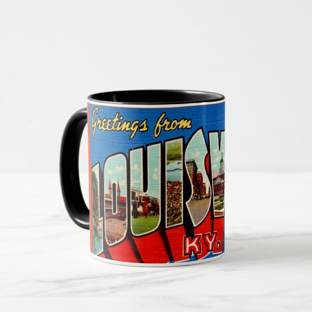Caneca Cumprimento de Louisville KY  (Frente Esquerda)