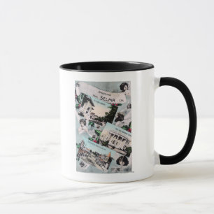 Caneca Cumprimentos com de ViewsSelma cénico, CA
