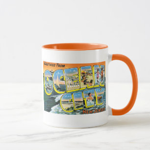Caneca Cumprimentos da cidade do oceano, NJ