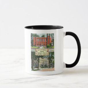 Caneca Cumprimentos das cenas da faculdade de Skidmore