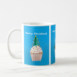 Caneca Cupcake de Natal Ringer Mug.