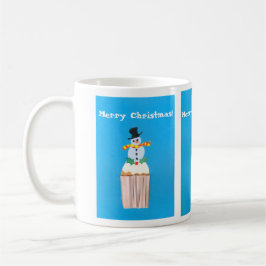 Caneca Cupcake de Natal Ringer Mug.