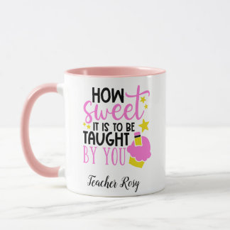 Caneca Cupcake Personalizado de Apreciação de Professores