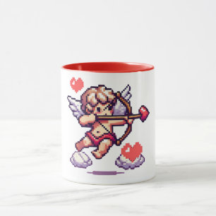 Caneca Cupid clássica/vintage do Dia de os namorados de 8