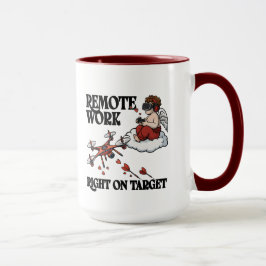 Caneca Cupid Remote Work, Valentine’s Day