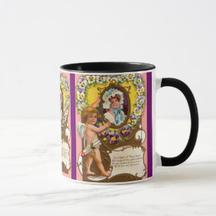 Caneca Cupid Vintage Dia de os namorados Mug