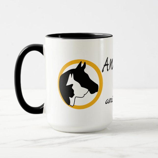 Caneca Cura de animais agora (Esquerda)