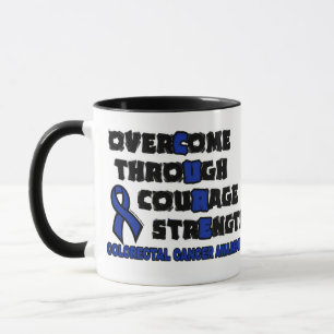 Caneca CURE...Cancer Colorectal