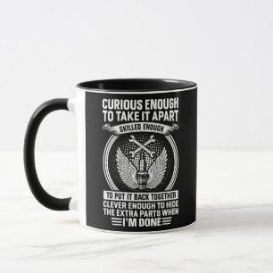Caneca Curioso o suficiente para desmontá-lo.
