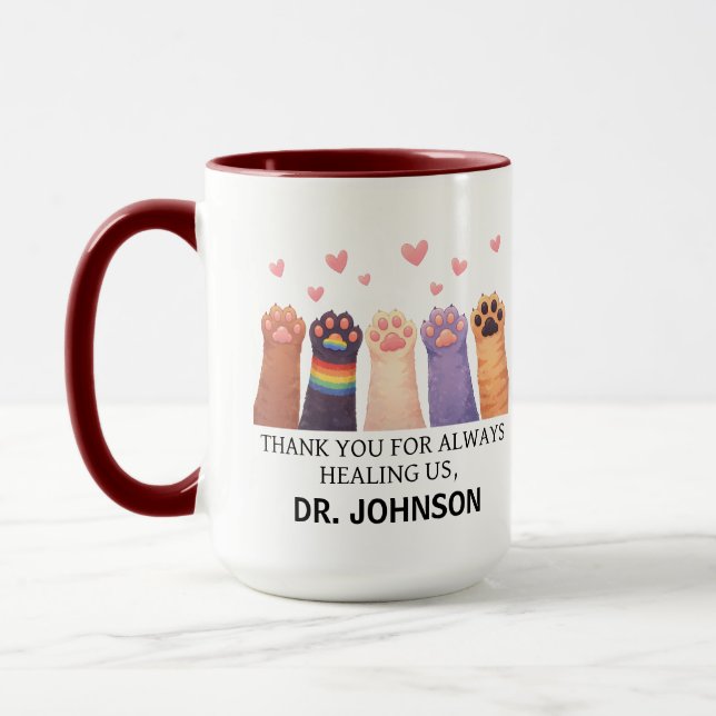 Caneca Custom Animal Doctor | Happy Doctor’s Day (Esquerda)