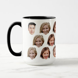 Caneca Custom Baby Kids Family Face 5 Photos