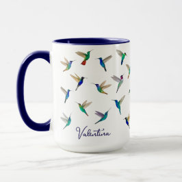 Caneca Custom Hummingbirds