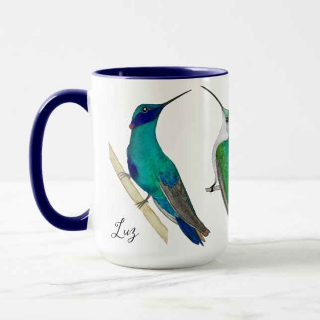 Caneca Custom Hummingbirds Mug (Esquerda)