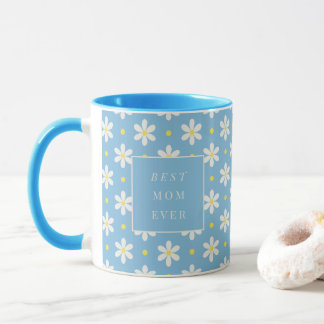 Caneca Custom Mother's Day Gift Personalized Daisy