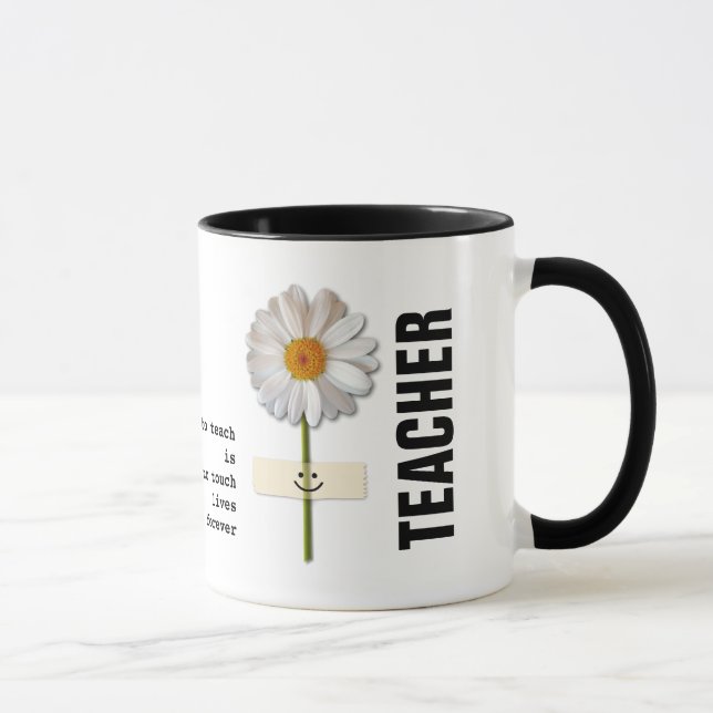 Caneca Custom Name Gift Mugs for Teachers (Direita)