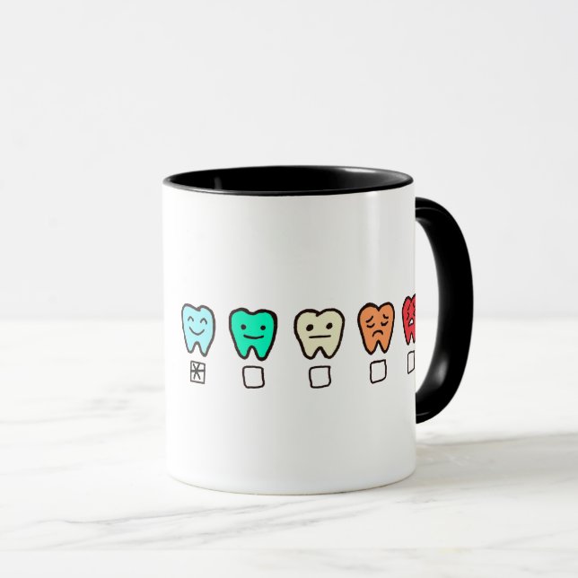 Caneca Custom Name Mug – Personalized Dental Gift (Frente Esquerda)