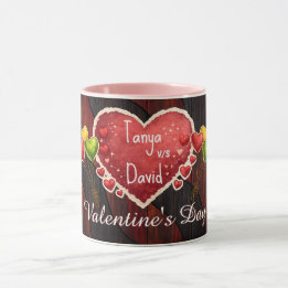 Caneca custom name valentines mugs