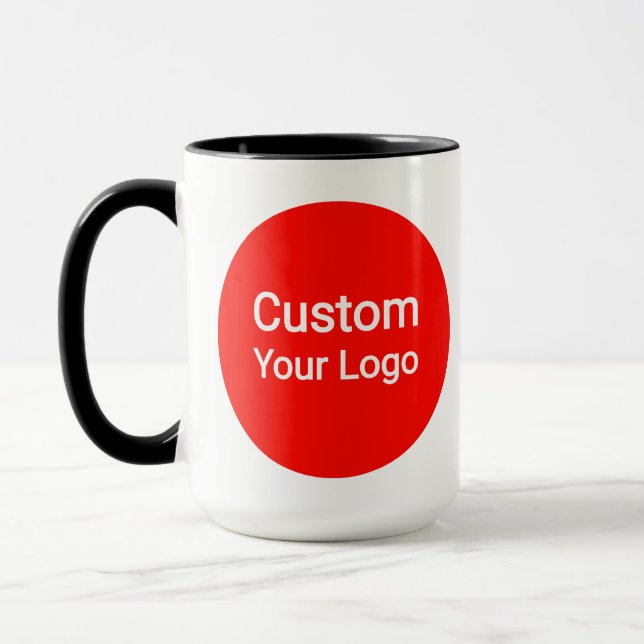 Caneca Custom Photo & Logo  | Personalized (Esquerda)