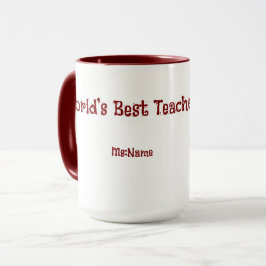Caneca Custom Teacher Gift Mug 