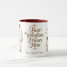 Caneca Custom Valentine Gift for Dad | Personalized Name