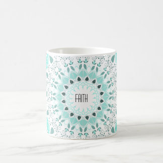 Caneca Customisable da mandala do art deco de