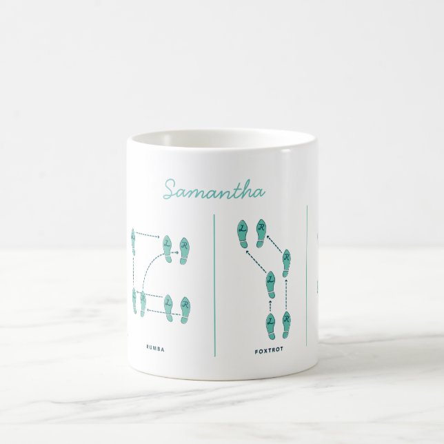 Caneca customizável da etapa de dança (Centro)