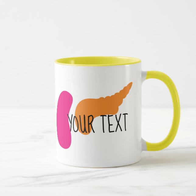 Caneca customizável do pâncreas | do rim dos (Direita)