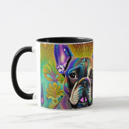 Caneca Cute Brindle French Bulldog Mug