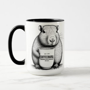 Caneca Cute Capybara Coffeebara Coffee Mug