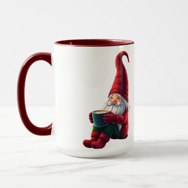 Caneca Cute Christmas gnome (Esquerda)