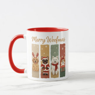 Caneca Cute Dog Natal – Feliz Woofmas