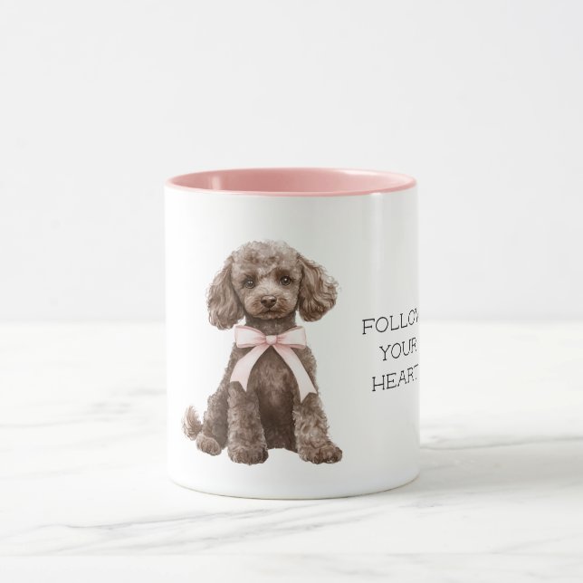 Caneca Cute Dog Pink Bow (Centro)