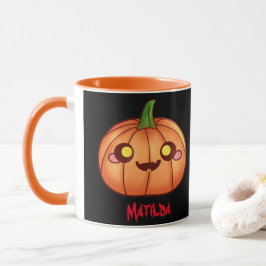 Caneca Cute Halloween Jack O Lanterna