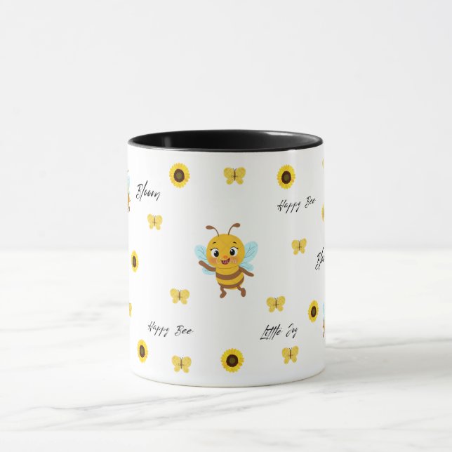 Caneca Cute Happy Bee Kids Mug (Centro)
