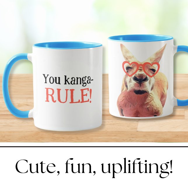 Caneca Cute Kanago Funny Pun Animal (Criador carregado)