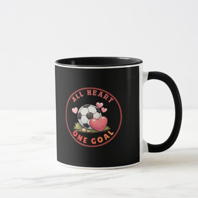 Caneca Cute & Lovely Valentine Soccer (Direita)
