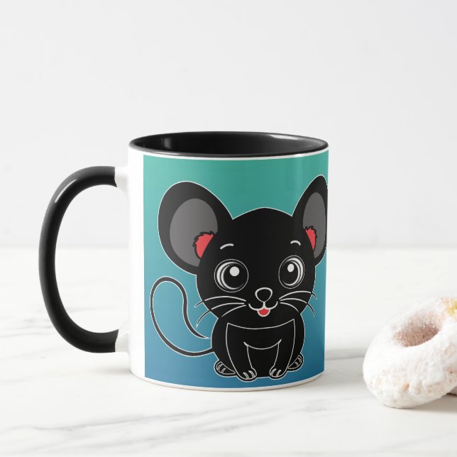 Caneca Cute Mouse (Com Donut)