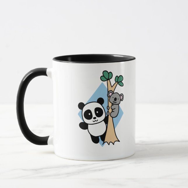 Caneca Cute Panda e Koala - Amanda Roos (Esquerda)