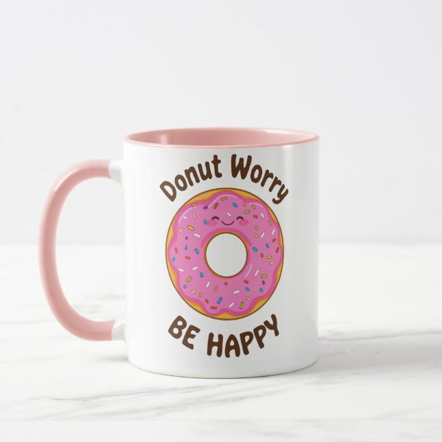 Caneca Cute Pink Donut with Sprinkles (Esquerda)