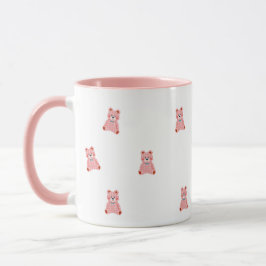 Caneca Cute Pink Feminine Coffee Cup