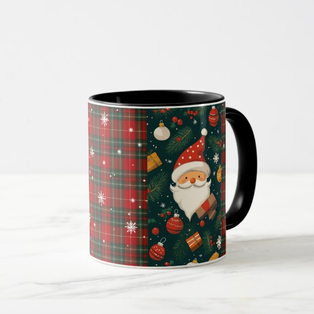 Caneca Cute Santa Christmas Mug (Frente Esquerda)