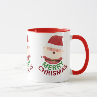 Caneca Cute Santa Merry Christmas Mug – Festive Holiday C