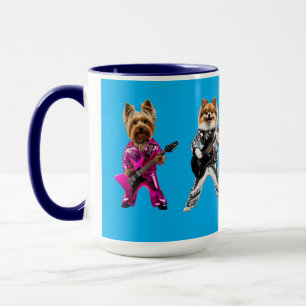 Caneca Cute Small Dog Rockers