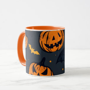 Caneca Cute Spooky Halloween Pumpkin Jack-O'-Lante