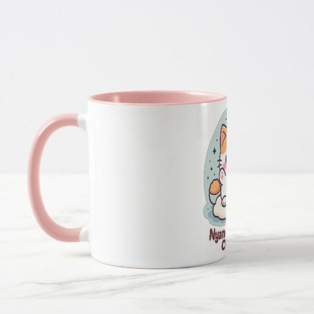 Caneca Cutensidade Acreditável Nyan - Gato Kawaii Cute (Esquerda)