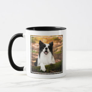 Caneca Cutest Baby Animals   Black & White Border Collie